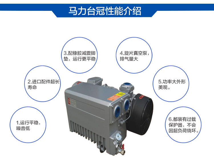 臺(tái)冠MLV0100旋片式負(fù)壓泵性能介紹圖 臺(tái)冠MLV0100旋片式負(fù)壓泵性能介紹圖